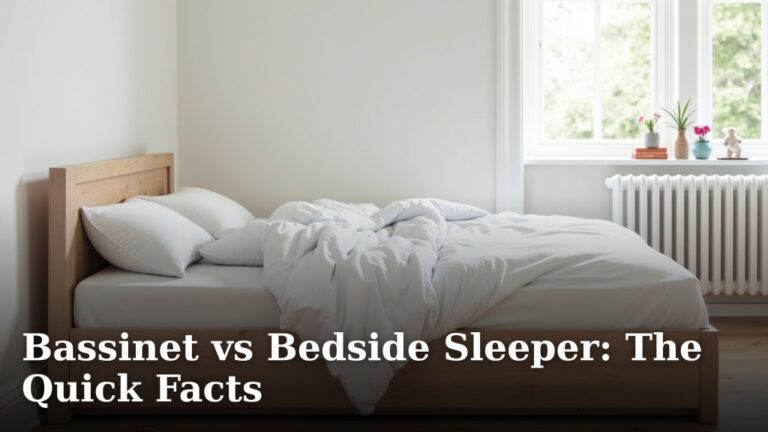 Bassinet vs Bedside Sleeper: The Quick Facts