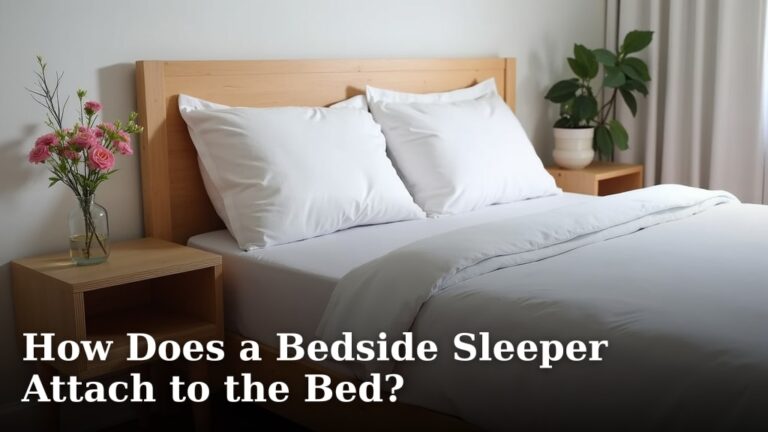 How Does a Bedside Sleeper Attach to the Bed?