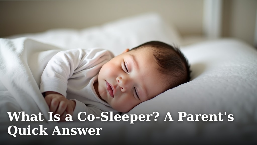 What Is a Co-Sleeper? A Parent's Quick Answer