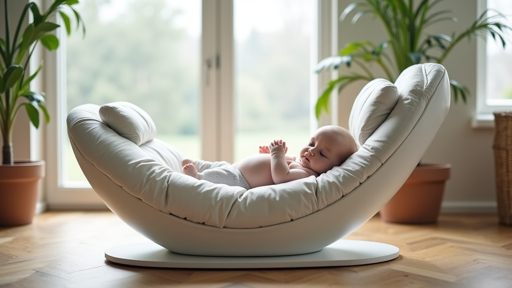 Understanding the Gentle Motion of a Gliding Bassinet