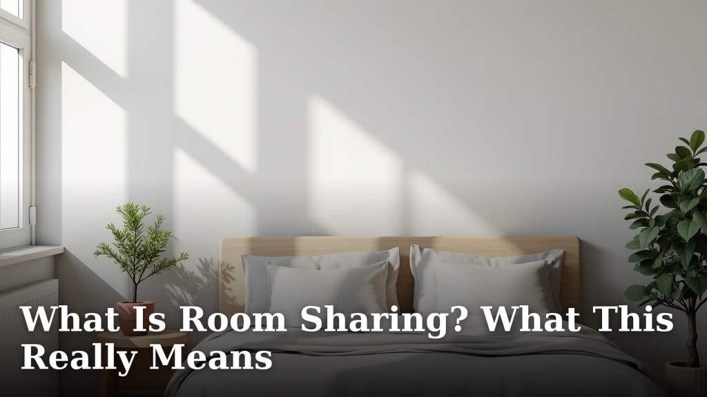 What Is Room Sharing? What This Really Means